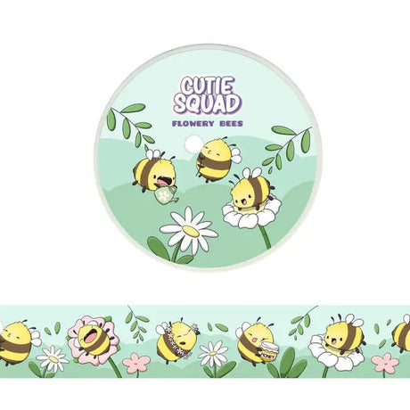 Washi tape CutieSquad - Flowery Bees - 1 - CutieSquad - Tidformera