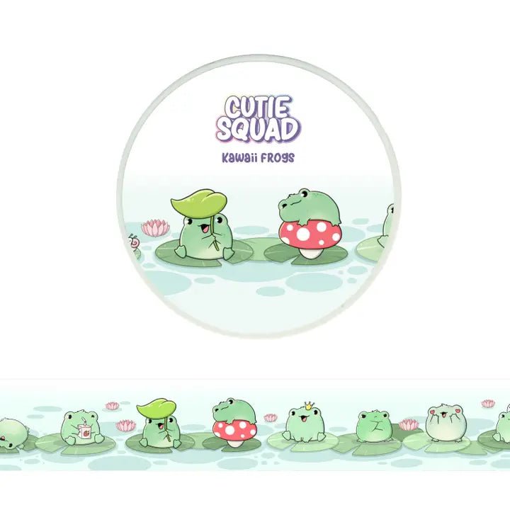 Washi tape CutieSquad - Kawaii Frogs - 1 - CutieSquad - Tidformera