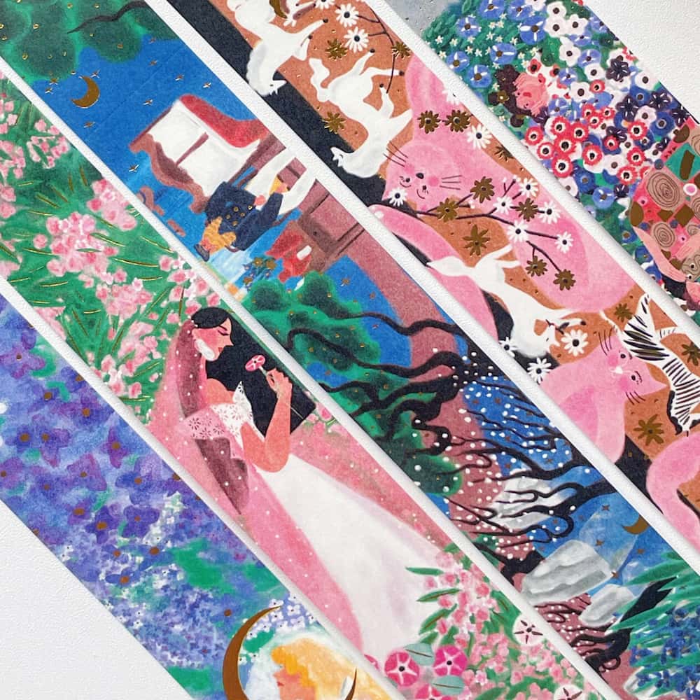 Washi tape Dream Grove 5 - pack - 6 - Washi Tape Shop - Tidformera