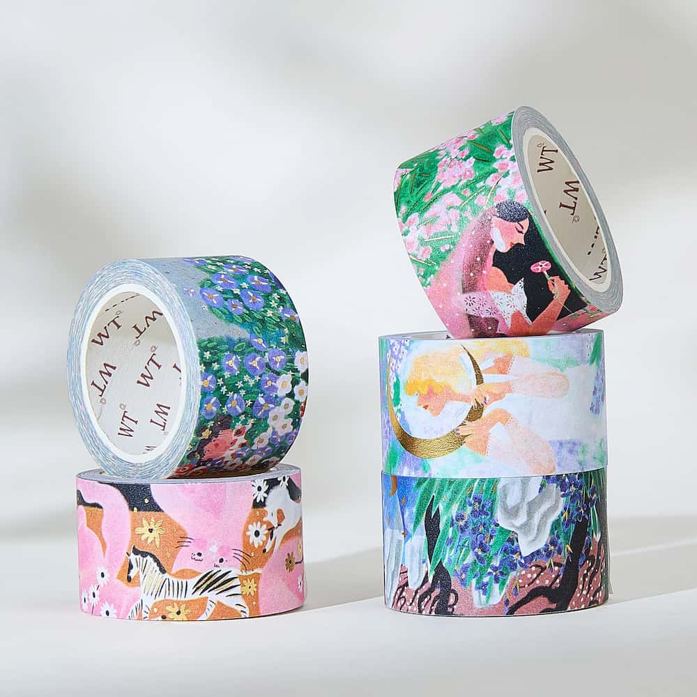 Washi tape Dream Grove 5 - pack - 2 - Washi Tape Shop - Tidformera
