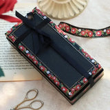Washi Tape Embroidered Ribbon - Camellia - 3 - BGM - Tidformera
