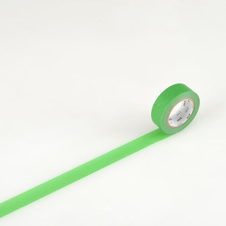 Washi Tape Enfärgade - Green från MT masking tape - Grön washi tape - Tidformera