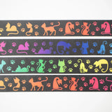 Washi tape - Everyday Is Caturday - Rainbow Cats - 2 - The Well-Appointed Desk - Tidformera