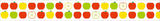 Washi Tape Ex 15 mm - Apple pattern - 3 - MT masking tape - Tidformera
