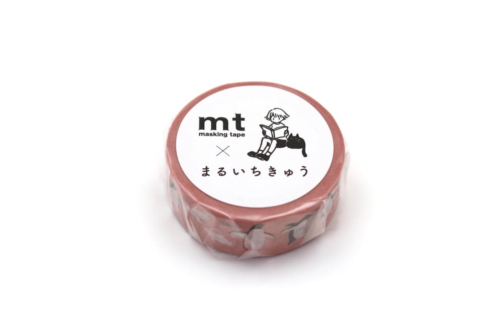 Washi Tape Ex 15 mm Maruichikyu - Penguin - 2 - MT masking tape - Tidformera