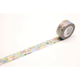 Washi Tape Fab Pearl - Quilling flowers från MT masking tape. En utrullad dekorationstejo med motiv med blommor.  - Tidformera