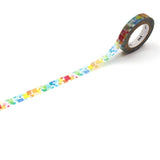 Washi Tape Fab Tracing Paper - Cube 7 mm - 1 - MT masking tape - Tidformera