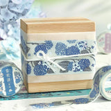 Washi Tape Flower and plant chart Purple sun - 3 - BGM - Tidformera