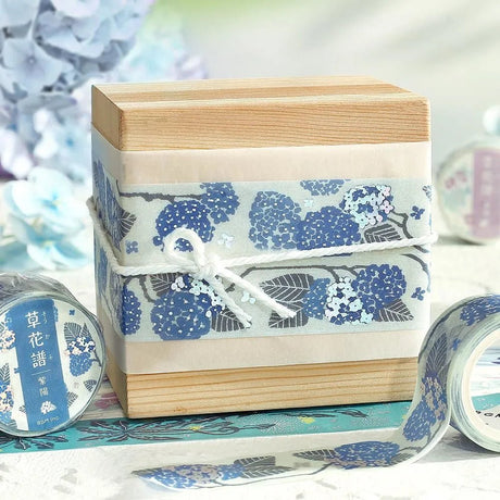Washi Tape Flower and plant chart Purple sun - 3 - BGM - Tidformera