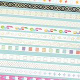 Washi Tape Gold Basic check - 5 mm - 5 - BGM - Tidformera