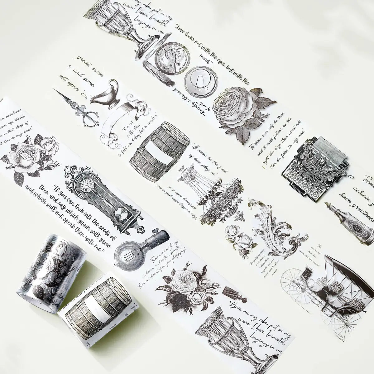 Washi tape Hamlet's Whispers Wide - 60 mm - 2 - Washi Tape Shop - Tidformera