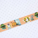 Washi tape Hop & Flop - Cones of Shame Kitties - 2 - Hop & Flop - Tidformera