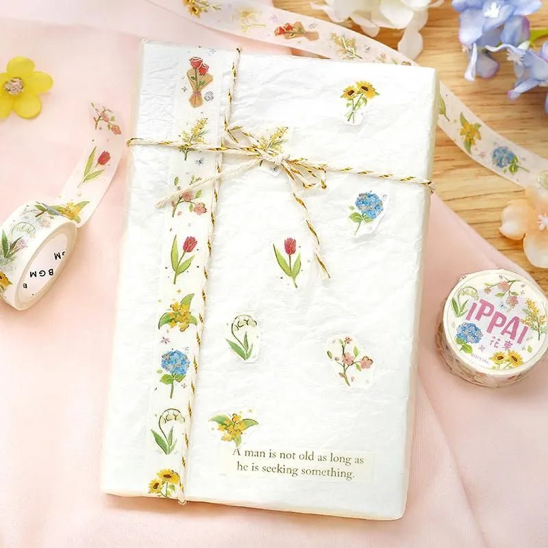 Washi Tape Ippai - Full of bouquets - 3 - BGM - Tidformera