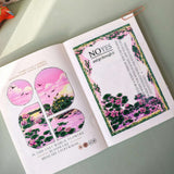 Washi tape Lotus Silhouette - 50 mm - 3 - Washi Tape Shop - Tidformera
