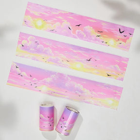 Washi Tape Lotus Twilight - 70 mm - 3 - Washi Tape Shop - Tidformera