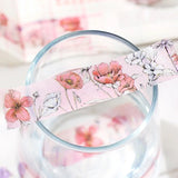 Washi tape Margin - Red - 3 - BGM - Tidformera