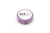 Washi Tape Matte - Purple - 2 - MT masking tape - Tidformera