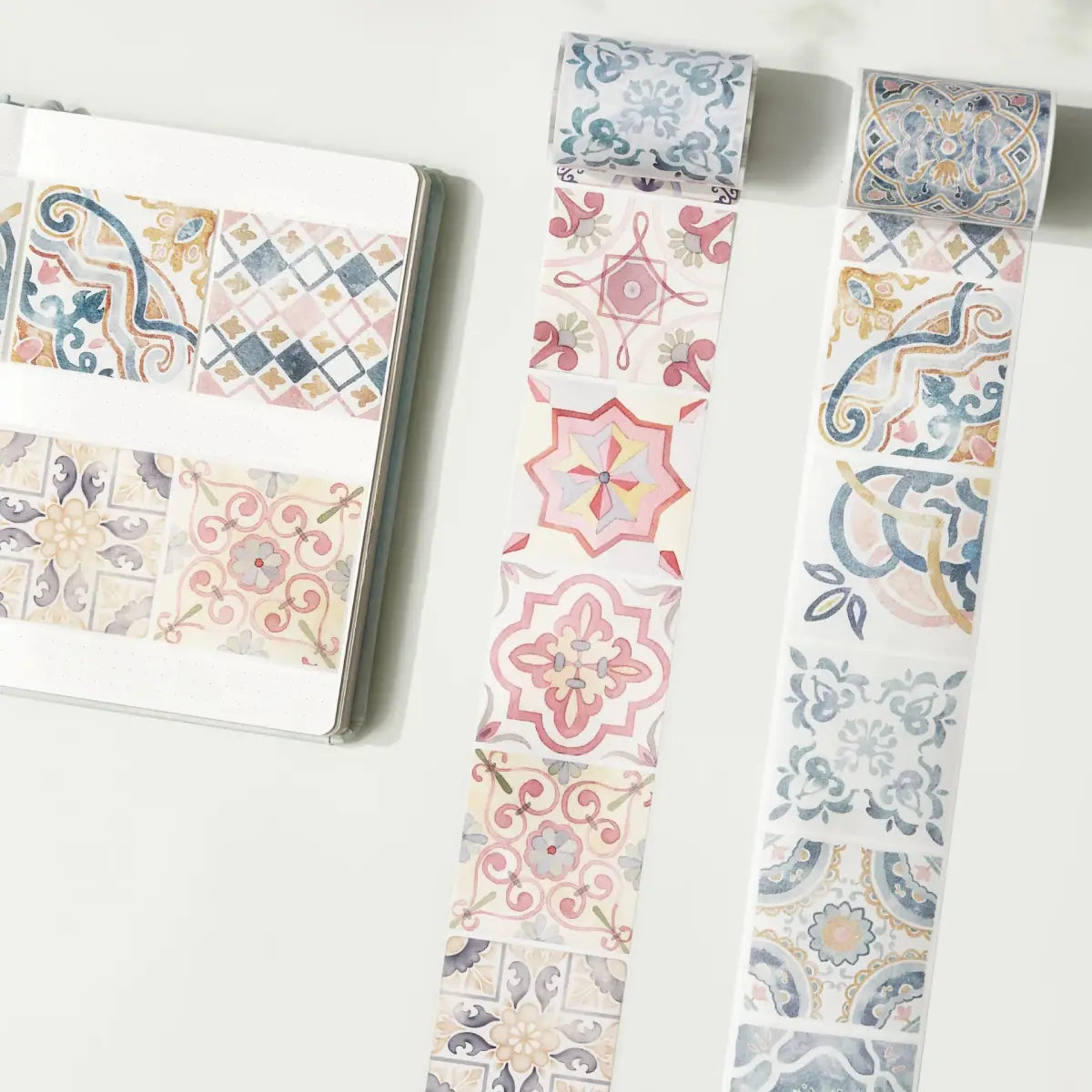 Washi tape Mediterranean Tiles - 60 mm - 6 - Washi Tape Shop - Tidformera