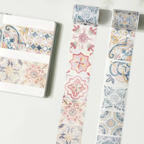 Washi tape Mediterranean Tiles - 60 mm - 6 - Washi Tape Shop - Tidformera