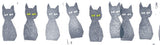 Washi Tape Minä Perhonen - Kuro - neko - 3 - MT masking tape - Tidformera