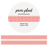 Washi tape - Penpaling Paula 15 mm - Picnic Plaid - 1 - Penpaling Paula - Tidformera