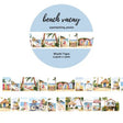 Washi tape - Penpaling Paula 25 mm - Beach Vacay - 1 - Penpaling Paula - Tidformera