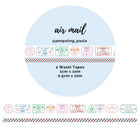 Washi tape - Penpaling Paula - Air Mail 2 - pack - 1 - Penpaling Paula - Tidformera