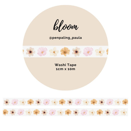 Washi tape - Penpaling Paula - Bloom 10 mm - 1 - Penpaling Paula - Tidformera