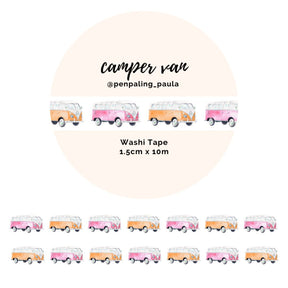 Washi tape - Penpaling Paula - Camper van 15 mm - 1 - Penpaling Paula - Tidformera