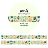 Washi tape - Penpaling Paula - Sports 15 mm - 1 - Penpaling Paula - Tidformera