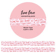 Washi tape - Penpaling Paula - True Love 15 mm - 1 - Penpaling Paula - Tidformera