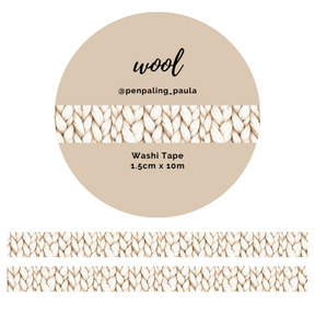 Washi tape - Penpaling Paula - Wool - 1 - Penpaling Paula - Tidformera