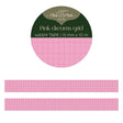 Washi tape Plan & Plot - Pink Dreams Grid 15 mm - 1 - Plan & Plot Studio - Tidformera