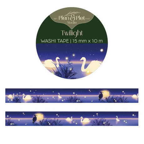 Washi tape Plan & Plot - Twillight 15 mm - 1 - Plan & Plot Studio - Tidformera