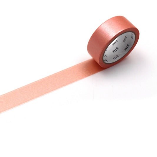 Washi Tape Silky - Orange - 3 - MT masking tape - Tidformera