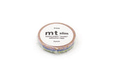 Washi Tape Slim 3 mm 3 - pack - Flower - 2 - MT masking tape - Tidformera