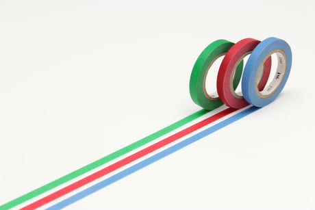 Washi Tape Slim 6 mm 3 - pack - Set H - 1 - MT masking tape - Tidformera