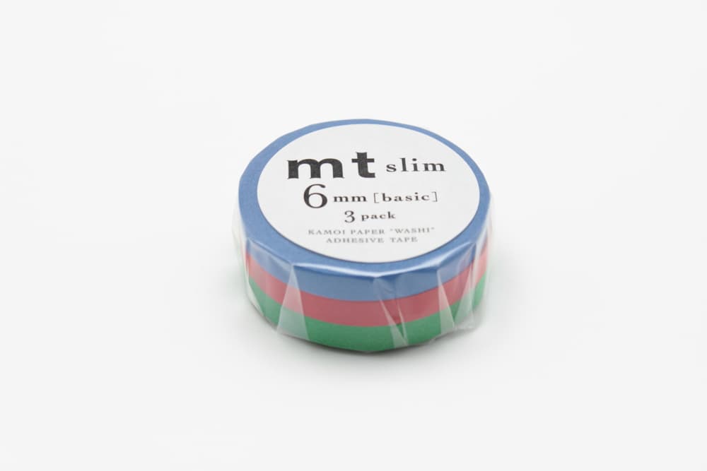 Washi Tape Slim 6 mm 3 - pack - Set H - 2 - MT masking tape - Tidformera