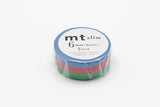 Washi Tape Slim 6 mm 3 - pack - Set H - 2 - MT masking tape - Tidformera