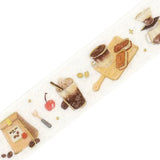 Washi Tape Tokimeki Flavor - Coffee - 2 - BGM - Tidformera