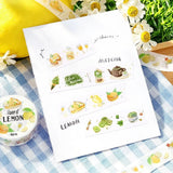 Washi Tape Tokimeki Flavor - Lemon - 4 - BGM - Tidformera