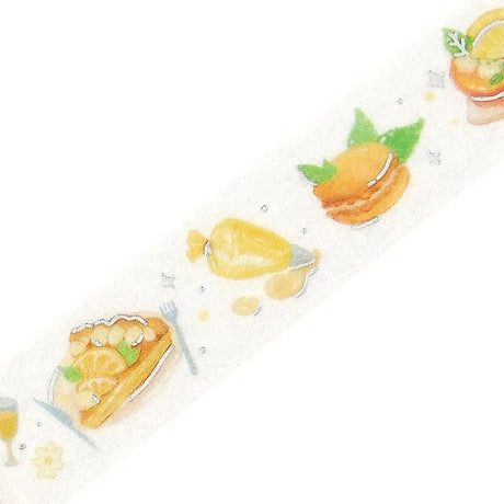 Washi Tape Tokimeki Flavor - Lemon - 3 - BGM - Tidformera