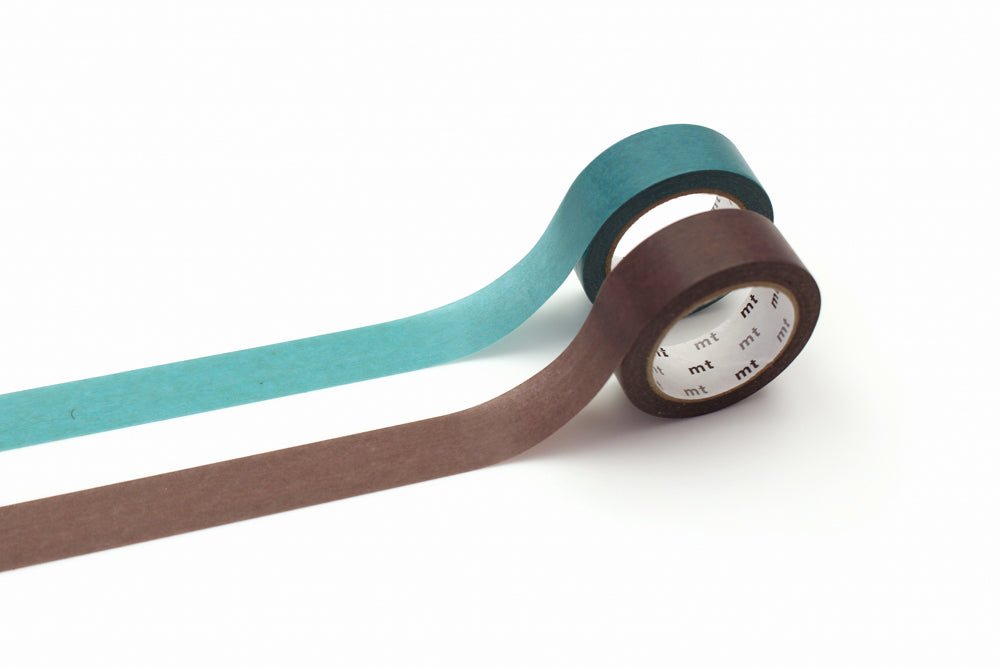 Washi Tape - Upcycled - 2 - pack Light blue Gray purple - 1 - MT masking tape - Tidformera
