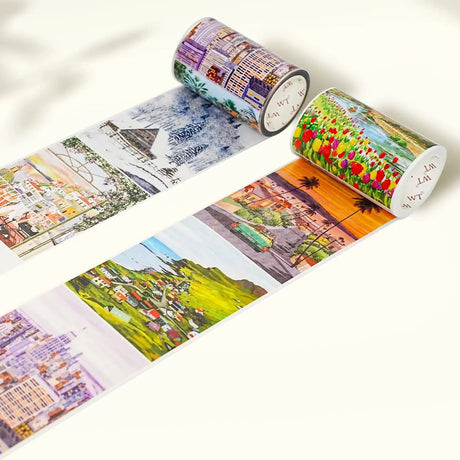 Washi Tape Wanderlust - 70 mm - 4 - Washi Tape Shop - Tidformera