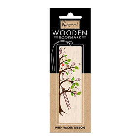 Bokmärke i trä. Wooden bookmark - Tree of Life från Cozywood - Tidformera