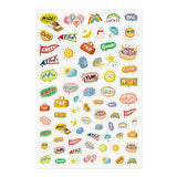 Yuru Log Sticker 1 ark - Feelings - 3 - Midori - Tidformera
