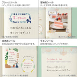 Yuru Log Sticker 2 ark - Blue Nordic - 5 - Midori - Tidformera