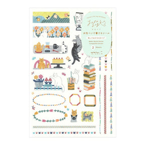 Yuru Log Sticker 2 ark - Cat - 1 - Midori - Tidformera