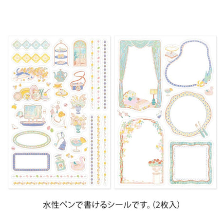 Yuru Log Sticker 2 ark - Travel & Hotel - 2 - Midori - Tidformera