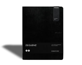 Zequenz - Olinjerad anteckningsbok - Signature Lite - B5 - Svart från Zequenz - Tidformera